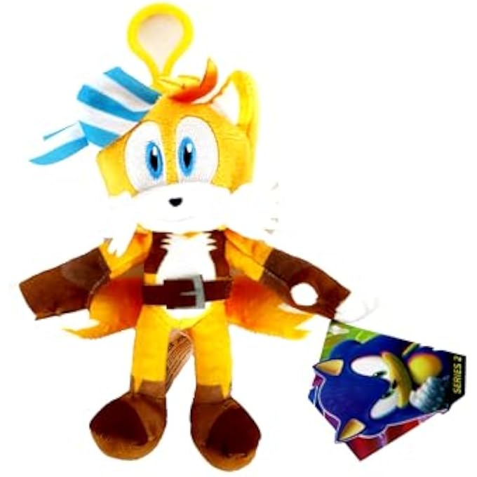 SONIC PLUSH CLIP 6-INCH - NETFLIX SERIES, LICENSED, BOYS & GIRLS, HUGGABLE SONIC, ASSORTED, EACH SOLD SEPARATELY - Image 3